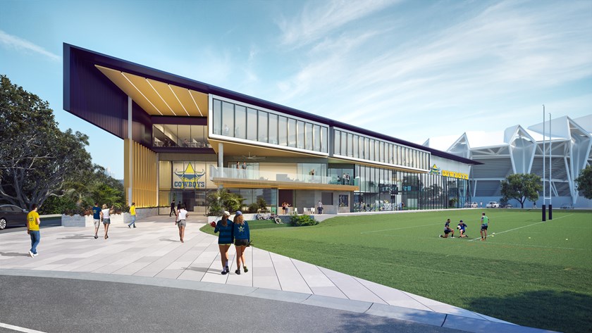 Artist’s impression of the Community, Training and High Performance Centre – courtesy of Tippett Schrock Architects 