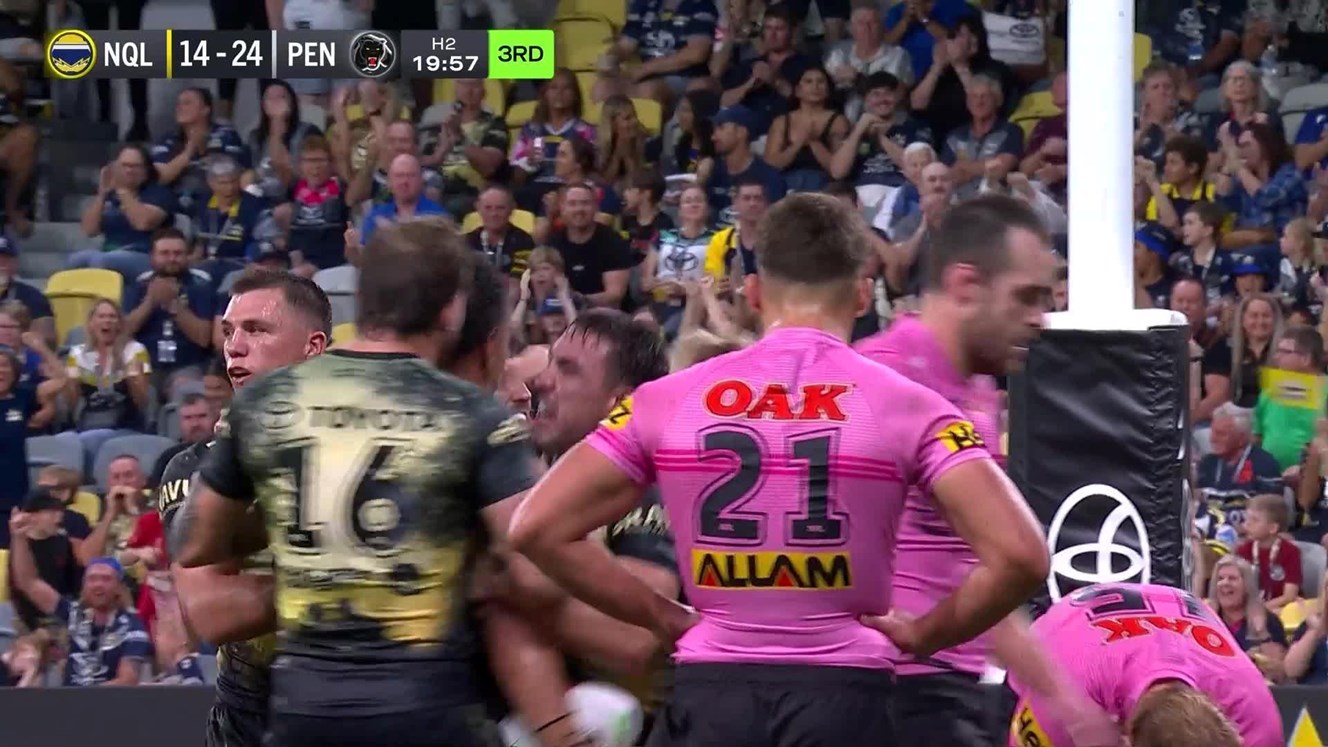 Nanai scores off short ball from Townsend