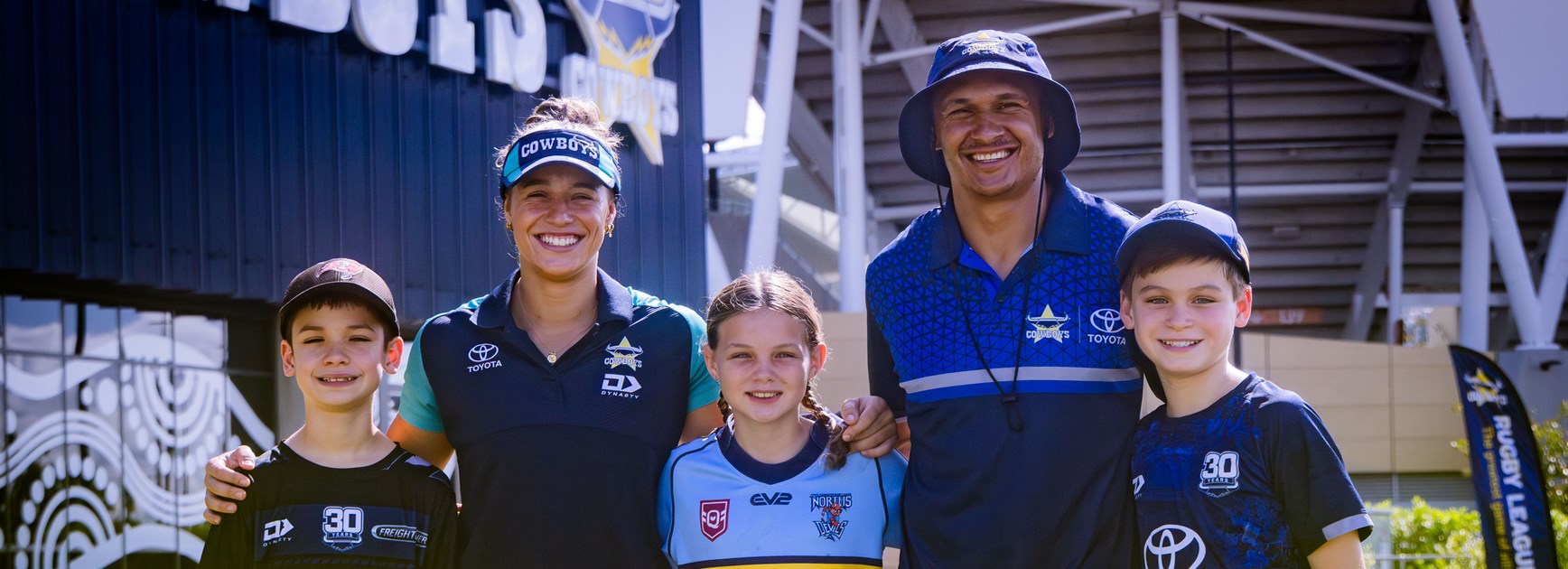 Future footballers get taste of Cowboys pre-season