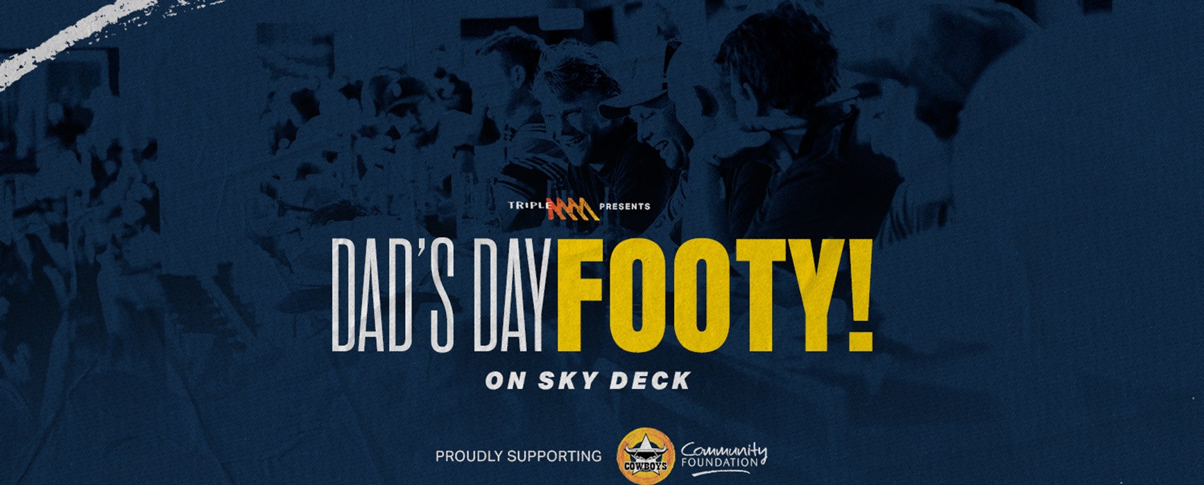 Dad's Day Footy on Sky Deck