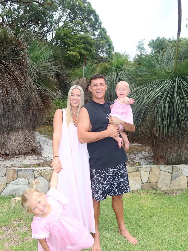 Scott headed back home to NSW with his young family