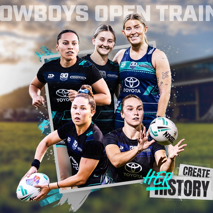 Cowboys Open Training - NRLW Finals Week 1!