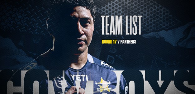 Cowboys NRL team list: Round 17 v Panthers