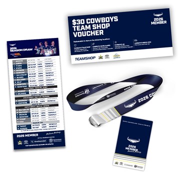 (3) $30 Cowboys Team Shop Voucher