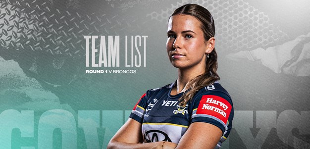 Cowboys NRLW team list: Round 1 v Broncos