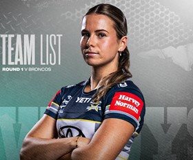 Cowboys NRLW team list: Round 1 v Broncos