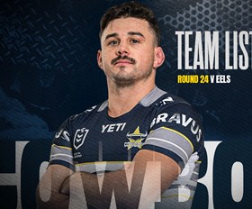 Cowboys NRL team list: Round 24 v Eels