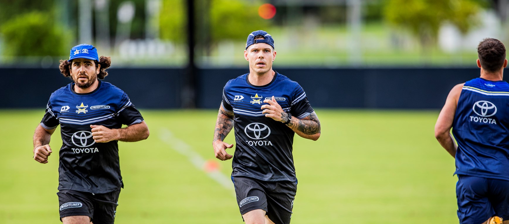 Gallery: Cowboys dive straight into a 1.2km run