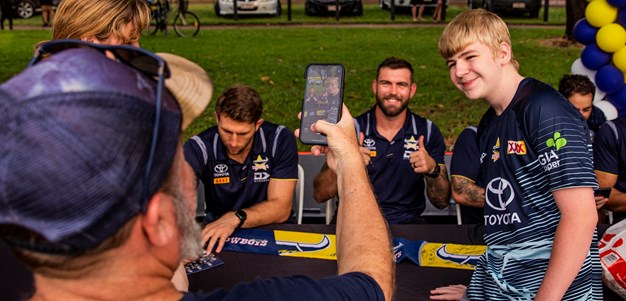 Cowboys signing session in Darwin