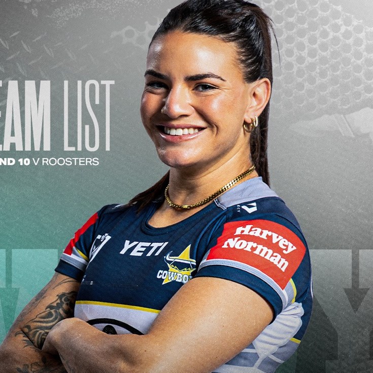 Cowboys NRLW team list: Round 10 v Roosters