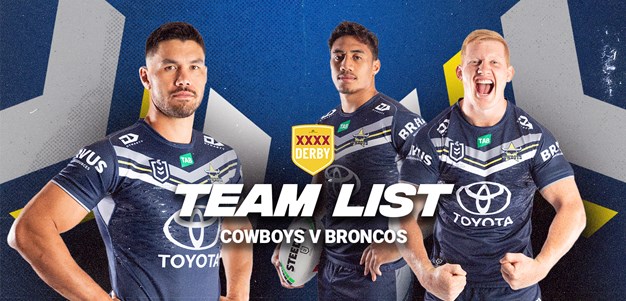 Cowboys team list: Round 2 v Broncos