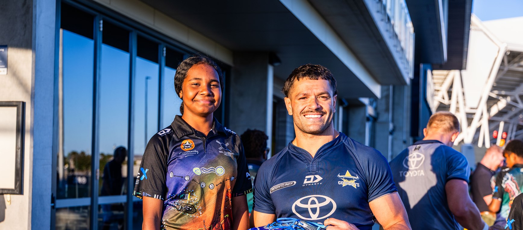 NRL Cowboys House Students Present Their 2026 Indigenous Round Boots