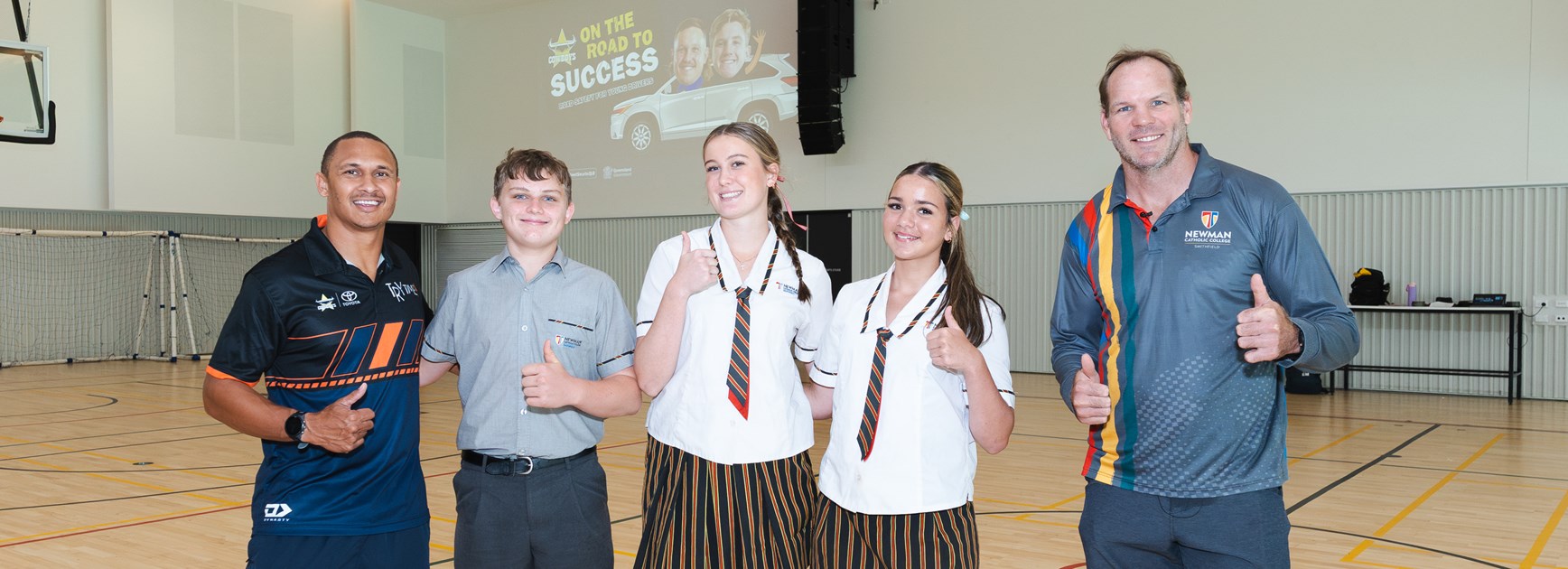 Try Time!: Cowboys driving road safety message in Cairns