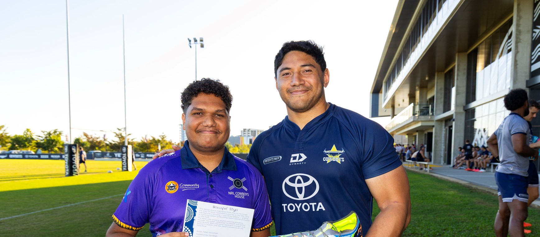 Gallery: Cowboys receive their 2025 NRL Indigenous Round boots