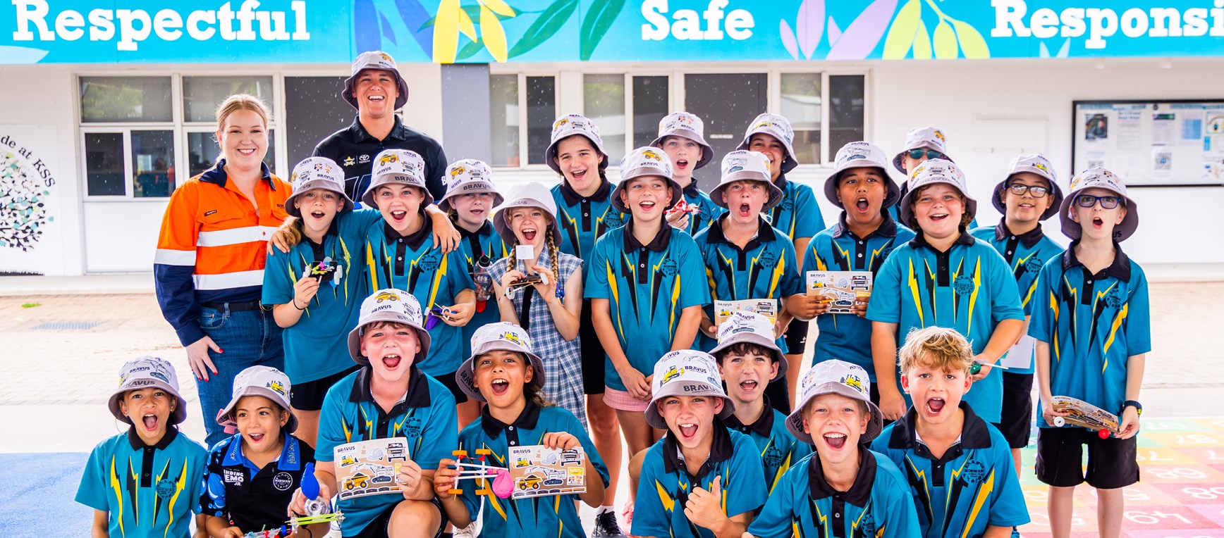 Gallery: Fun & games for Drinky's Adopt-a-School visit