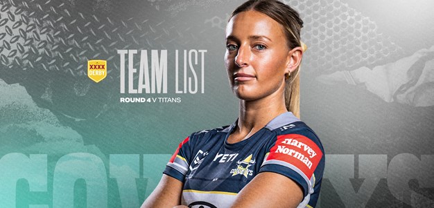 Cowboys NRLW team list: Round 4 v Titans