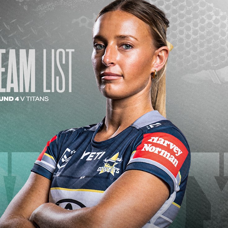 Cowboys NRLW team list: Round 4 v Titans