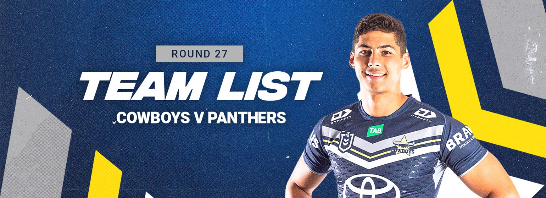 Cowboys NRL team list: Round 27 v Panthers