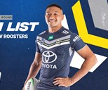 Cowboys team list: Round 10 v Roosters