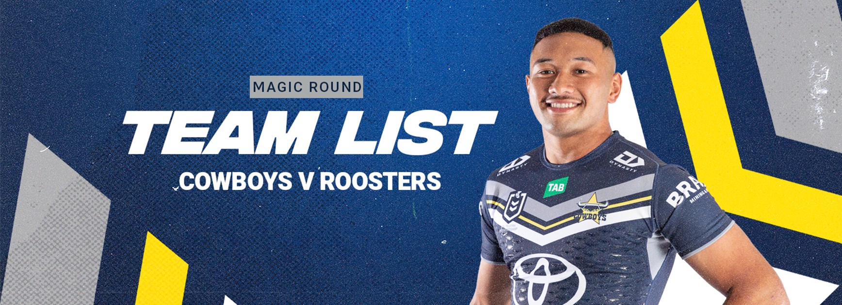 Cowboys team list: Round 10 v Roosters