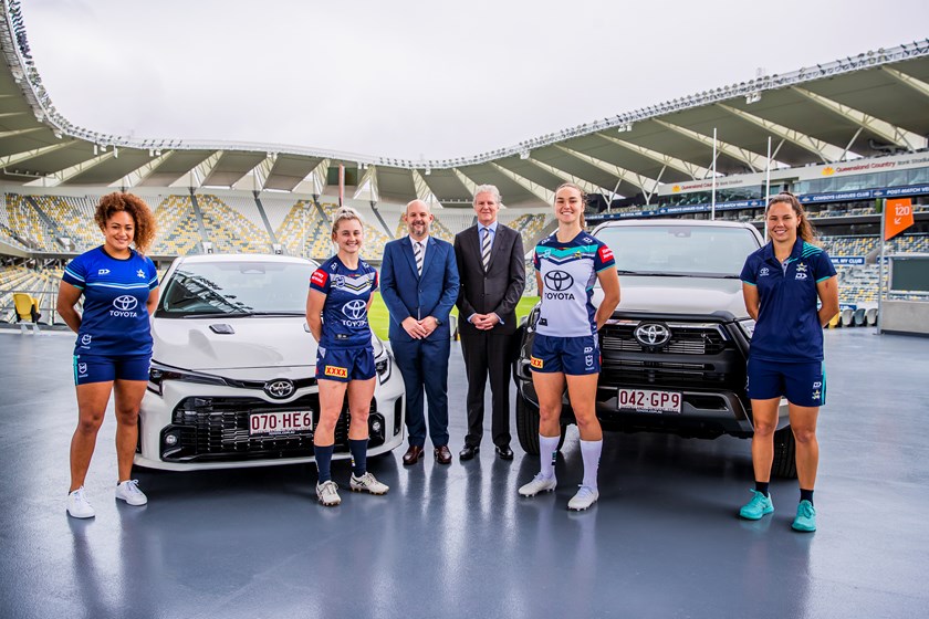 Shaniah Power, Emma Manzelmann, Jeff Reibel, Tim Stuckey, Kirra Dibb and Tahlulah Tillett