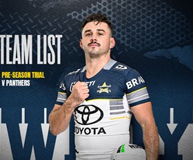 Cowboys NRL team list: Trial v Panthers
