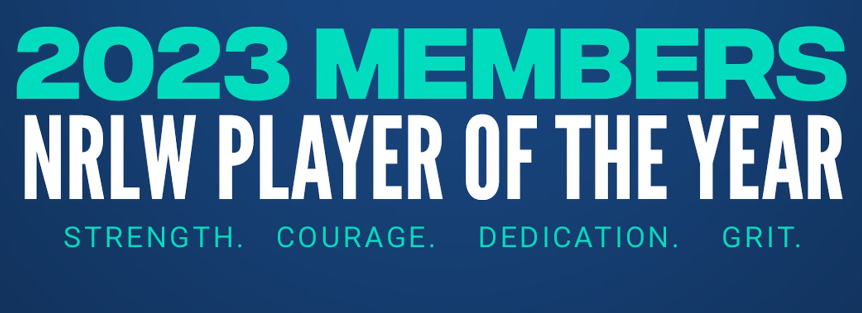 Members NRLW Cowboys Player of the Year