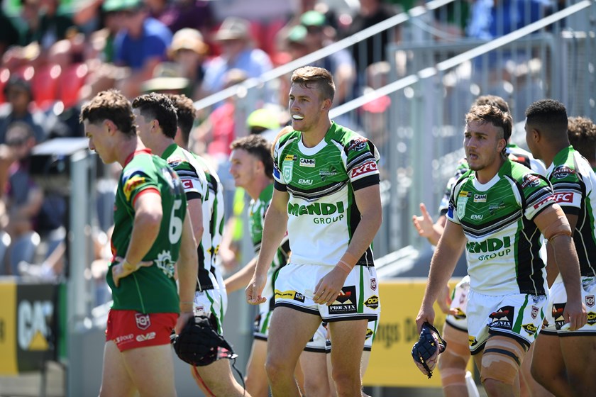 Lipp playing for the Townsville Blackhawks in last year's Hastings Deering Colts Grand Final