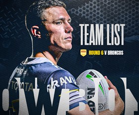 Cowboys NRL team list: Round 6 v Broncos
