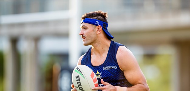 Gallery: Burns' first training session as a Cowboy