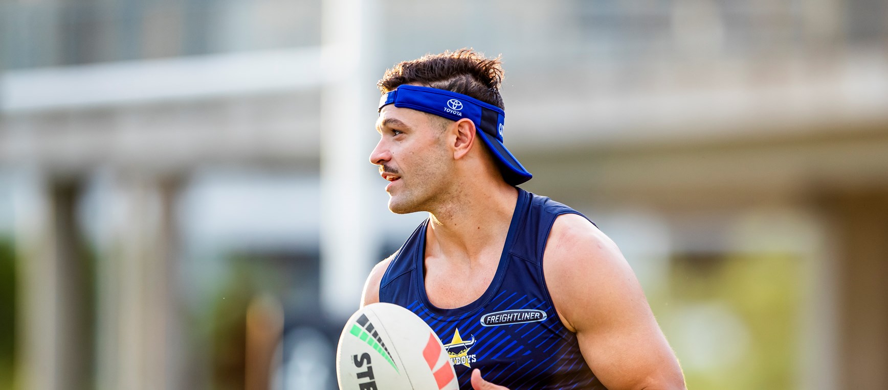 Gallery: Burns' first training session as a Cowboy