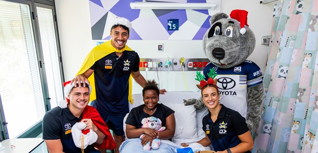 Cowboys in Capes: Bluey brings extra joy to Christmas visit