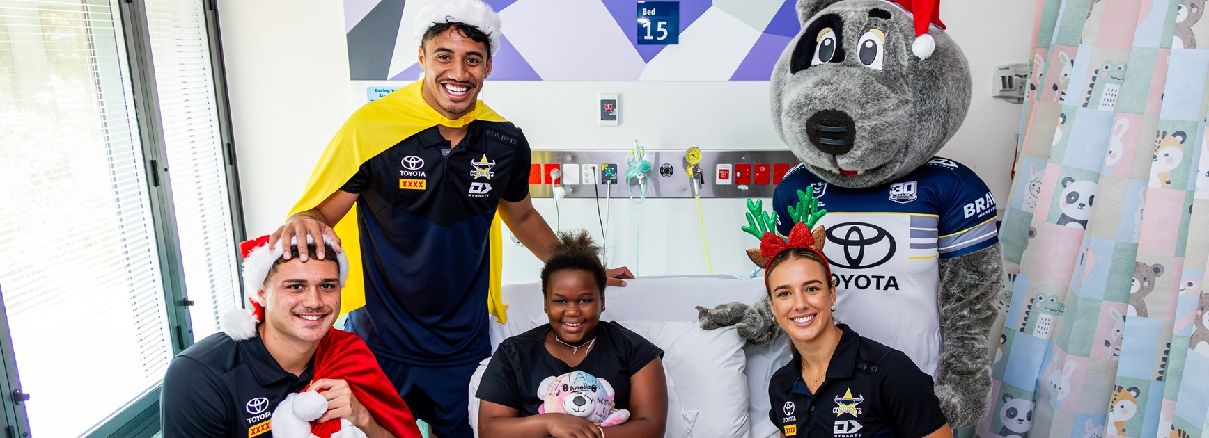Cowboys in Capes: Bluey brings extra joy to Christmas visit