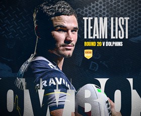 Cowboys NRL team list: Round 20 v Dolphins