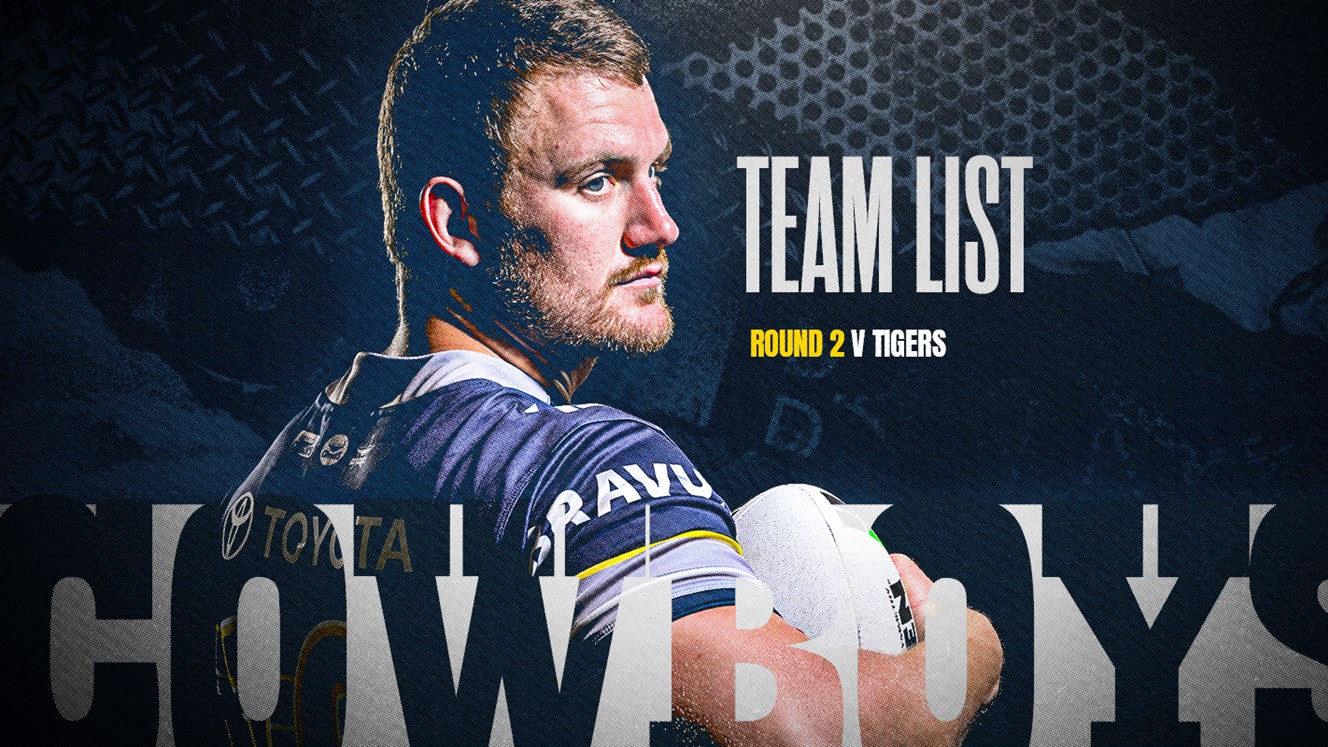 Cowboys NRL team list: Round 2 v Tigers