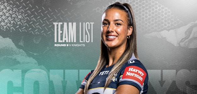 Cowboys NRLW team list: Round 9 v Knights