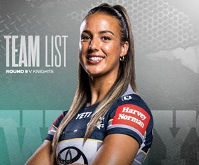 Cowboys NRLW team list: Round 9 v Knights