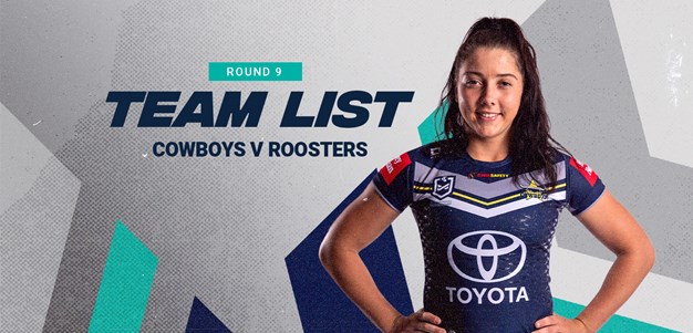 Cowboys NRLW team list: Round 9 v Roosters