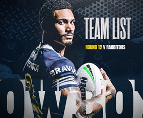 Cowboys NRL team list: Round 12 v Rabbitohs