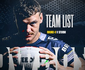 Cowboys NRL team list: Round 4 v Storm