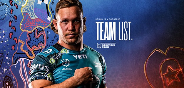 Cowboys NRL team list: Round 22 v Roosters