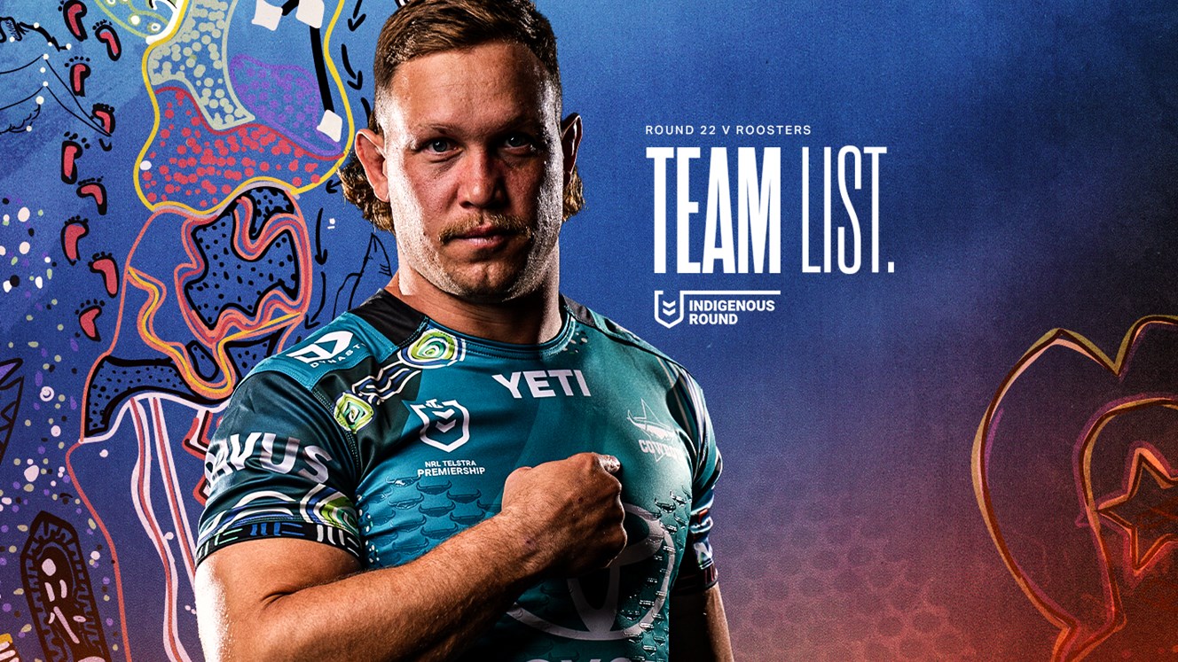Cowboys NRL team list: Round 22 v Roosters