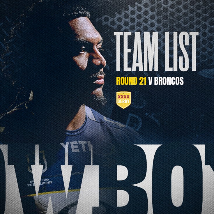 Cowboys NRL team list: Round 21 v Broncos