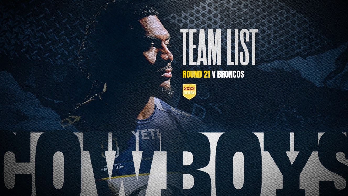 Cowboys NRL team list: Round 21 v Broncos