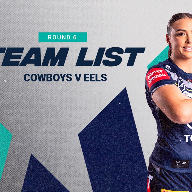 Cowboys NRLW team list: Round 6 v Eels