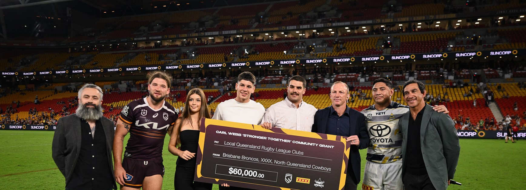 Cowboys, Broncos & XXXX launch Carl Webb Community Grant to back Queensland footy clubs