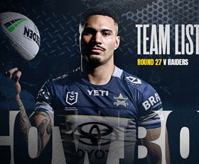 Cowboys NRL team list: Round 27 v Raiders