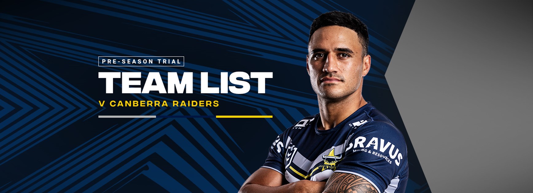 Cowboys NRL team list: Trial v Raiders
