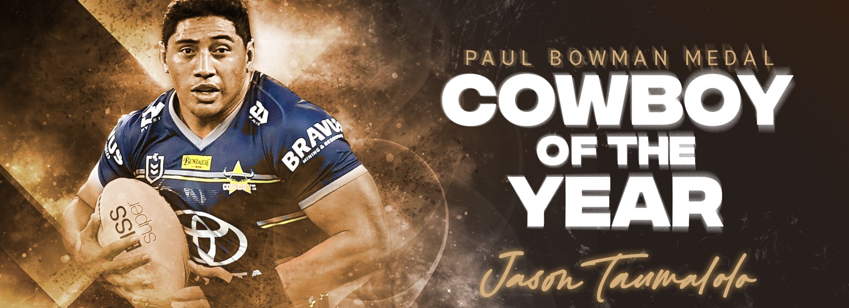 Taumalolo claims sixth Paul Bowman Medal