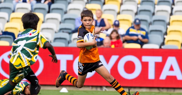 Mini Mods: Wests Tigers Mackay U8's v Upper Ross Rams U8's | Cowboys